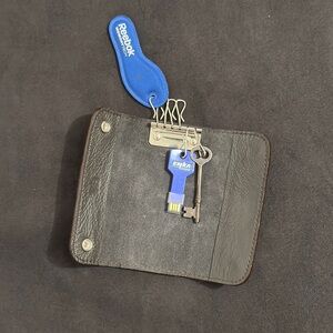 Brown Leather Key Organizer and card holder.